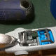 I flipped this over and glued the interior together. Taking advantage of the fact that the base was missing right where I was gluing